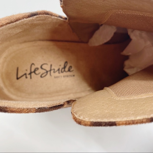Life Stride Payton 2 Leopard Low Booties Size 9 - Picture 6 of 8